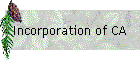Incorporation of CA